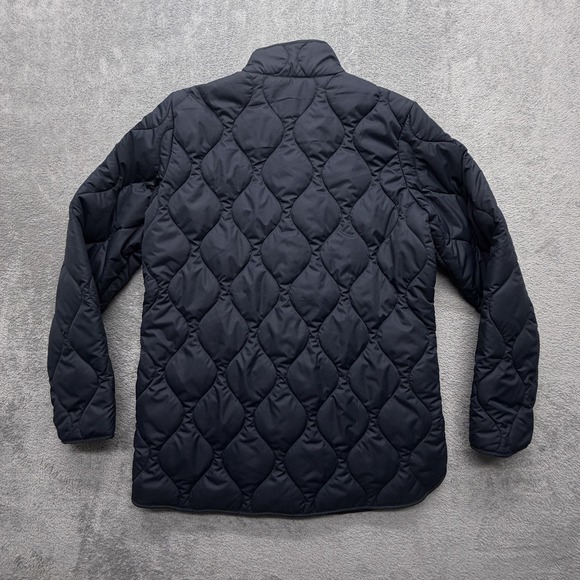 32 Degrees Heat Jacket Womens Small Black Quilted Snap Front Puffer Insulated - Picture 2 of 7